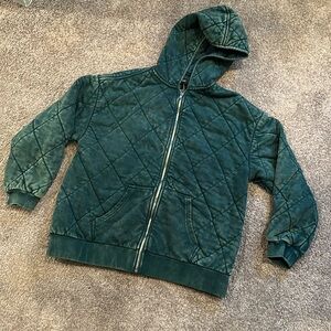 Forever 21 hooded quilted jacket